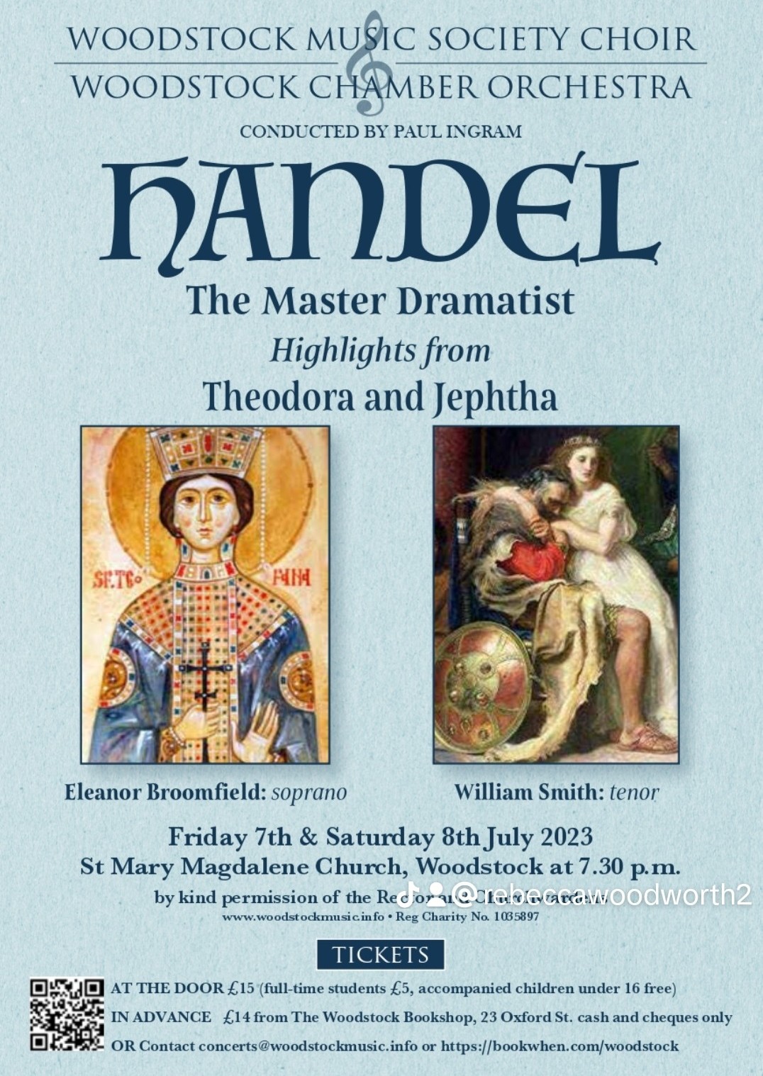 Handel Concert at St Mary Magdalene Church Woodstock