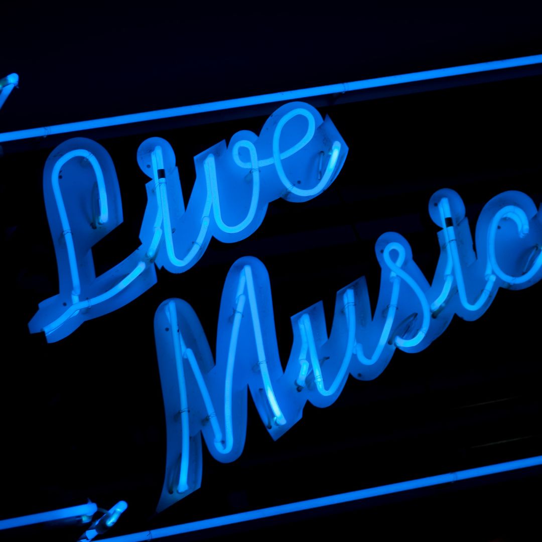 Live Music Neon Sign